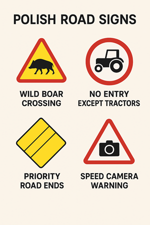 Poland Road Signs